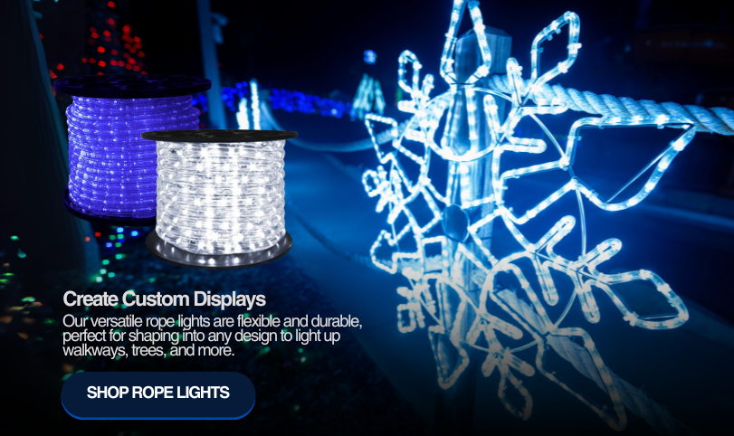 Benefits of Using LED Lights in Christmas Displays: Featuring Rope Lights