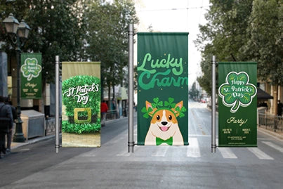 Transform Your Irish Pub with Custom Pole Banners