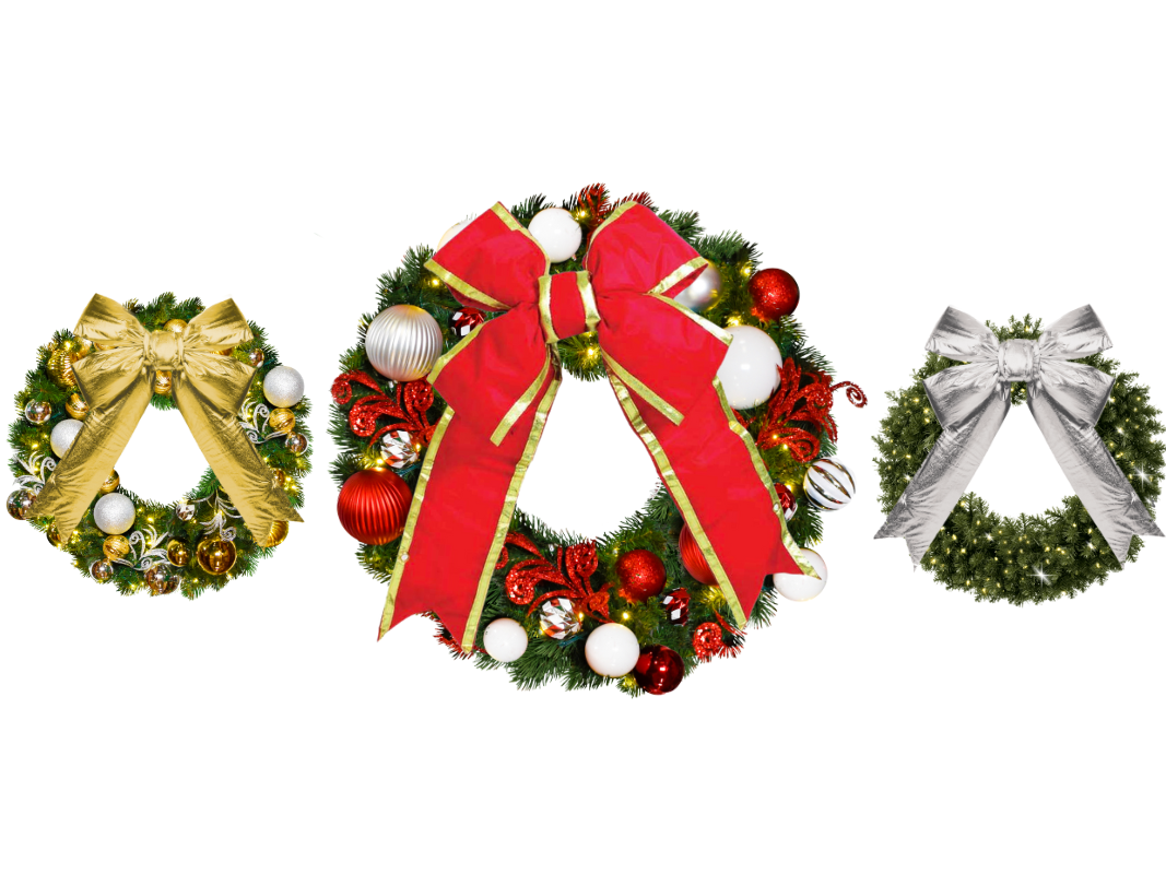 christmas-wreaths-and-bows