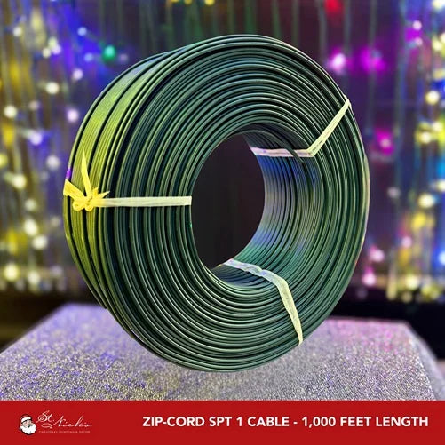 1000FT-Green-Zip-Cord-SPT-1-Cable-2