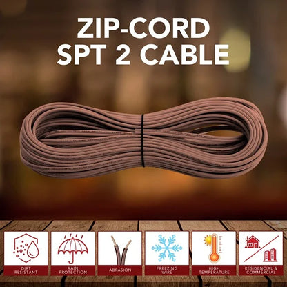 1000ft-Brown-Zip-cord-Spt-2-Cable-4