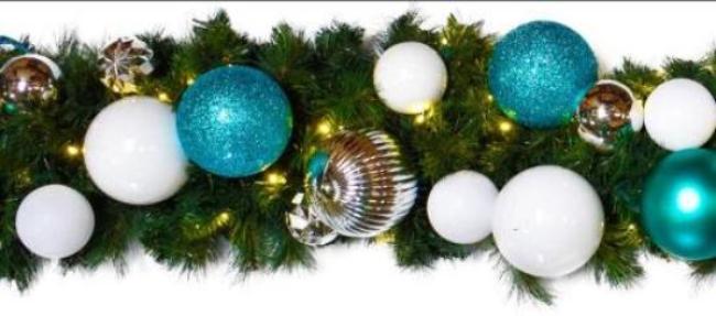 White Shiny Ball - 100mm - Ornament