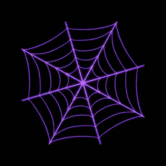 10FT PURPLE TWINKLE STRUCTURE SPIDER