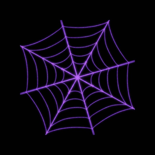 10FT PURPLE TWINKLE STRUCTURE SPIDER