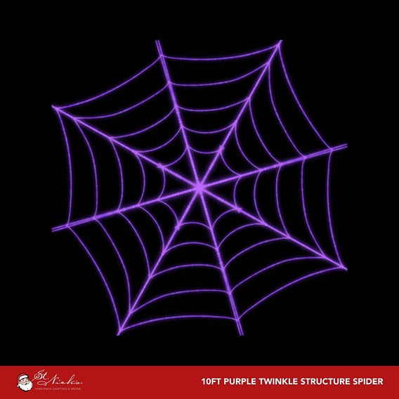 10FT PURPLE TWINKLE STRUCTURE SPIDER-01