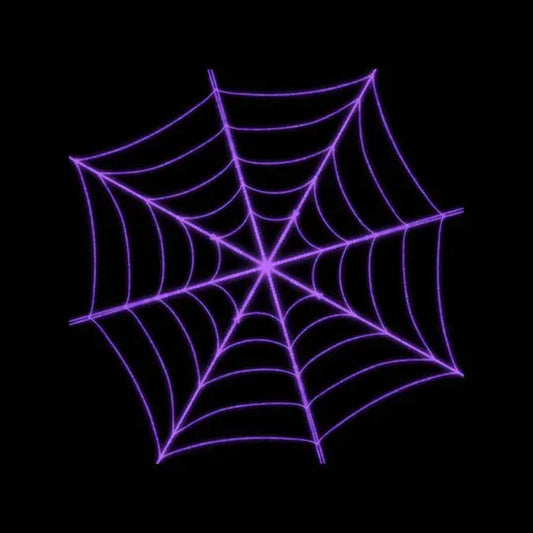 10FT Purple Twinkle Structure Spider - Lighted Display