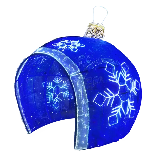 12FT-BLUE-AND-COOL-WHITE-WITH-SNOWFLAKES-WALKTHROUGH-ORNAMENT-4PCS_-_Walkthrough-Display