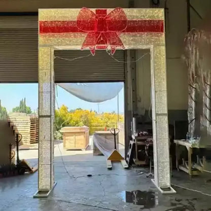 14FT-Gold-Gift-Box-Walkthrough-Arch-for-Holiday-Magic-2