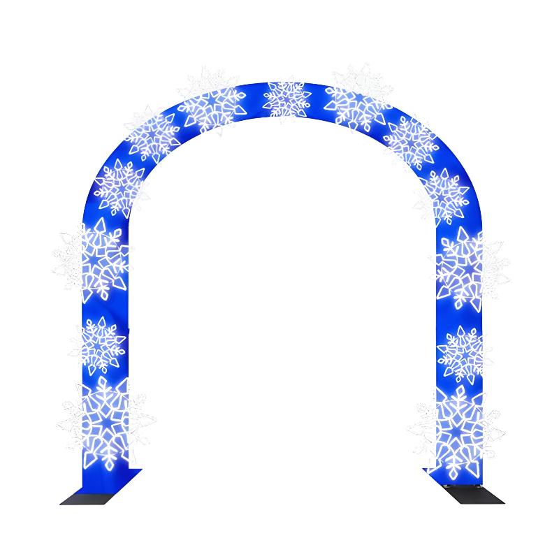 Snowflake Archway with 15FT - Walkthrough Display