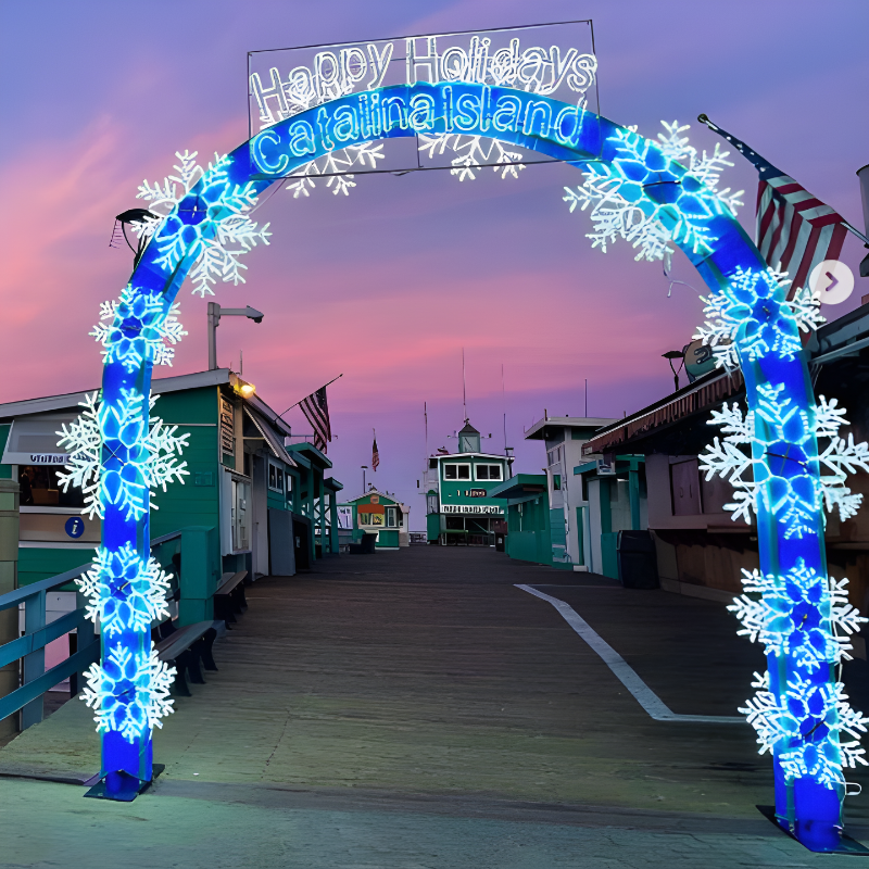 Snowflake Archway with -15FT - Walkthrough Display