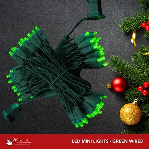 5mm Green Wire - 6’’ Spacing