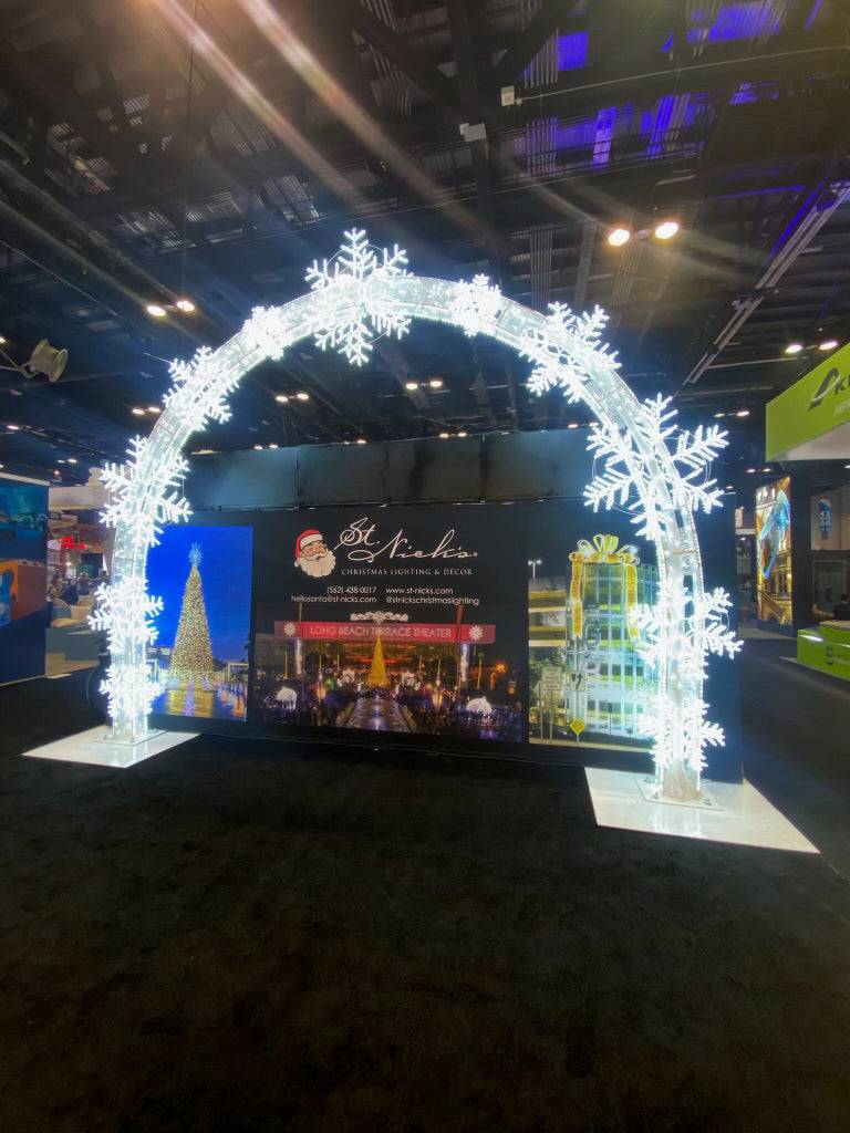 20FT Walkthrough Snowflake Arch 