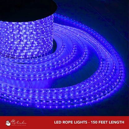 Blue Rope Light 3/8’’ - 150FT Roll