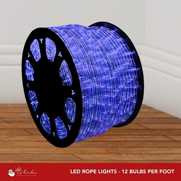 Blue Rope Light 3/8’’ - 150FT Roll