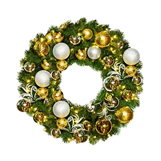 Gold-and-Silver-Pre-Decorated-Wreath-w-Twinkle-Warm-White-Lights-1