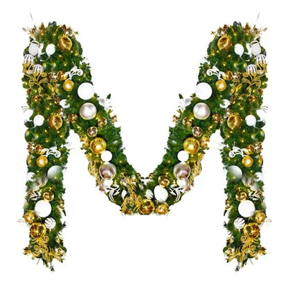 Green-Garland-Predecorated-Gold-Silver-and-White-with-Warm-White-Lights-9X14-1