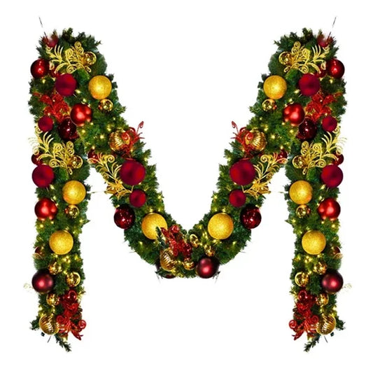 Green-Garland-Predecorated-Red-Gold-And-Burgundy-with-Lights-9X14-1