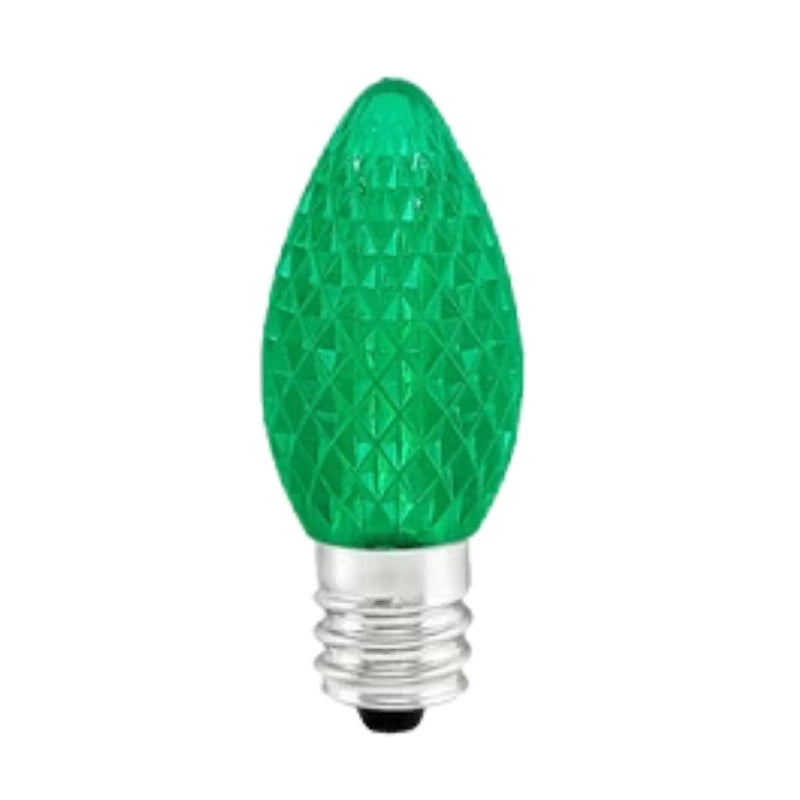 LED-C7-Bulb-Green-Faceted-25pcs-1