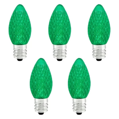 LED-C7-Bulb-Green-Faceted-25pcs-3