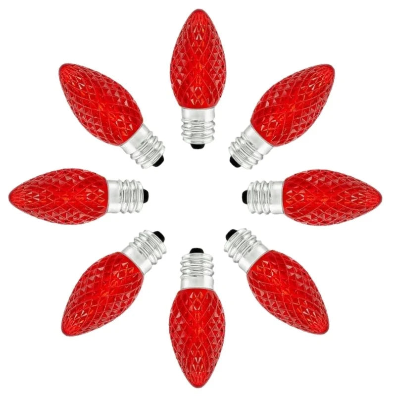 LED-C7-Bulb-Red-Faceted-25pcs-4