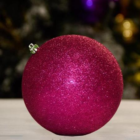 Pink Glitter Ball - 150MM