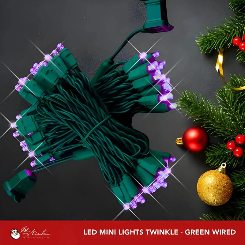 Purple-5MM-Twinkle-LED-Mini-Lights-Green-Wire-6-Spacing-5