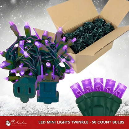 Purple-5MM-Twinkle-LED-Mini-Lights-Green-Wire-6-Spacing-6