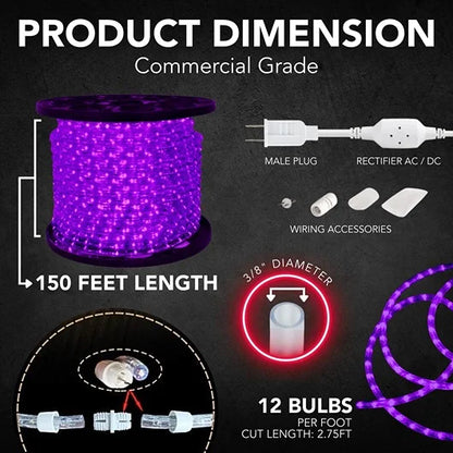 Purple-LED-Rope-Light-38-150FT-Roll-6