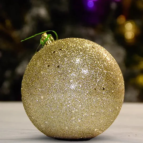 CHAMPAGNE GLITTER BALL - Ornament