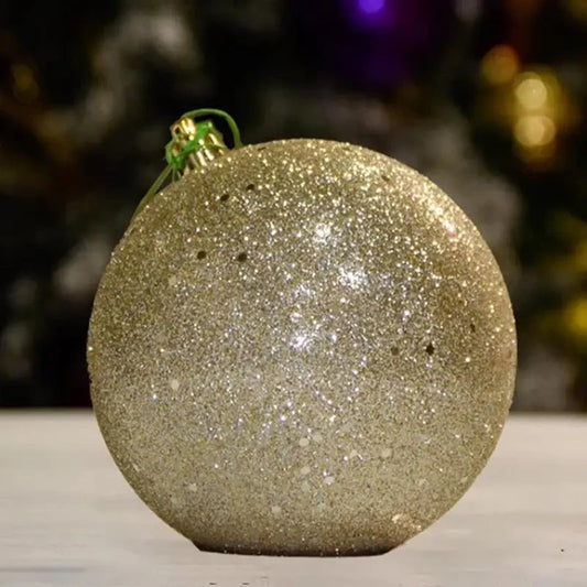 Champagne Shiny Sequin Ball - 150MM - Ornament