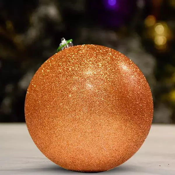 COPPER GLITTER BALL - 250MM - Ornament