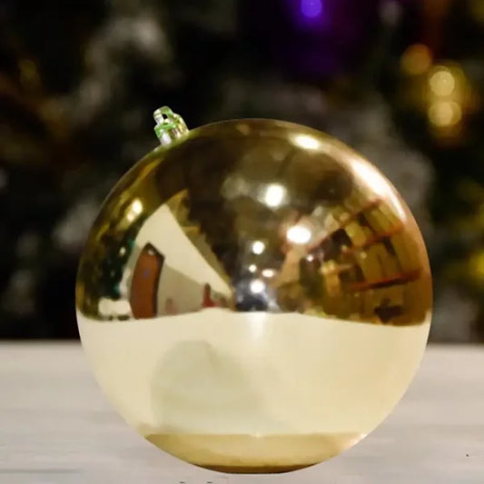 Gold Shiny Ball - 100MM / Ornament