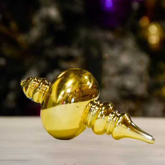 gold shiny finials ornament