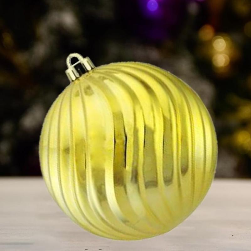 gold shiny swirl ornament