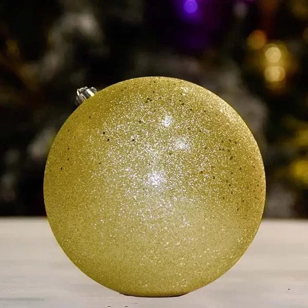 Gold Shiny with Sequin Ball - 150MM - Ornament