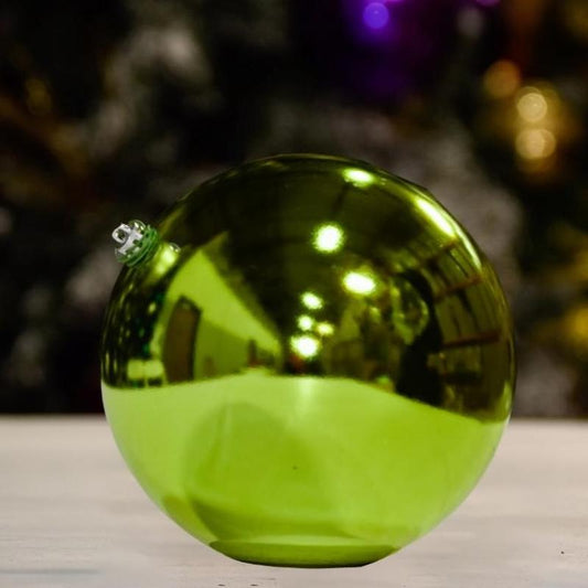 Green Lime Shiny Ball Ornament -150MM