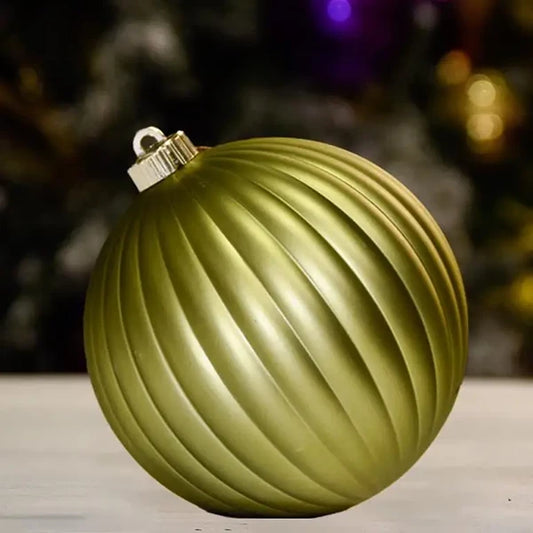 Green Matte Pumpkin - 150MM - Ornament