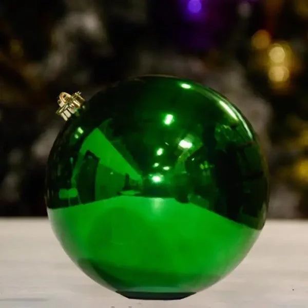 Green Shiny Ball - 100MM / Ornament