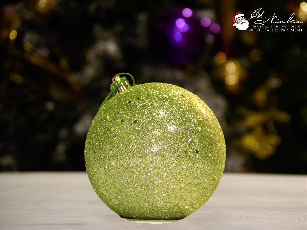 moss-green-glitter-with-sequin-ball-christmas-tree-decor-ornament-st-nicks-CA