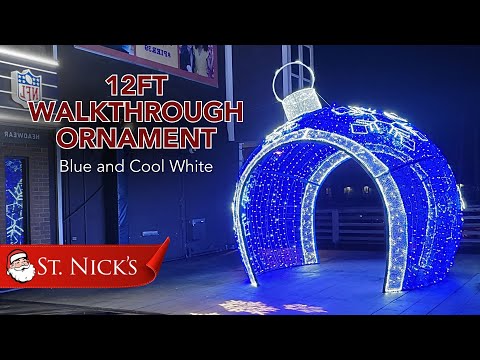 12FT-Walkthrough-Ornament-with-Blue-and-Cool-White-w-Snowflakes