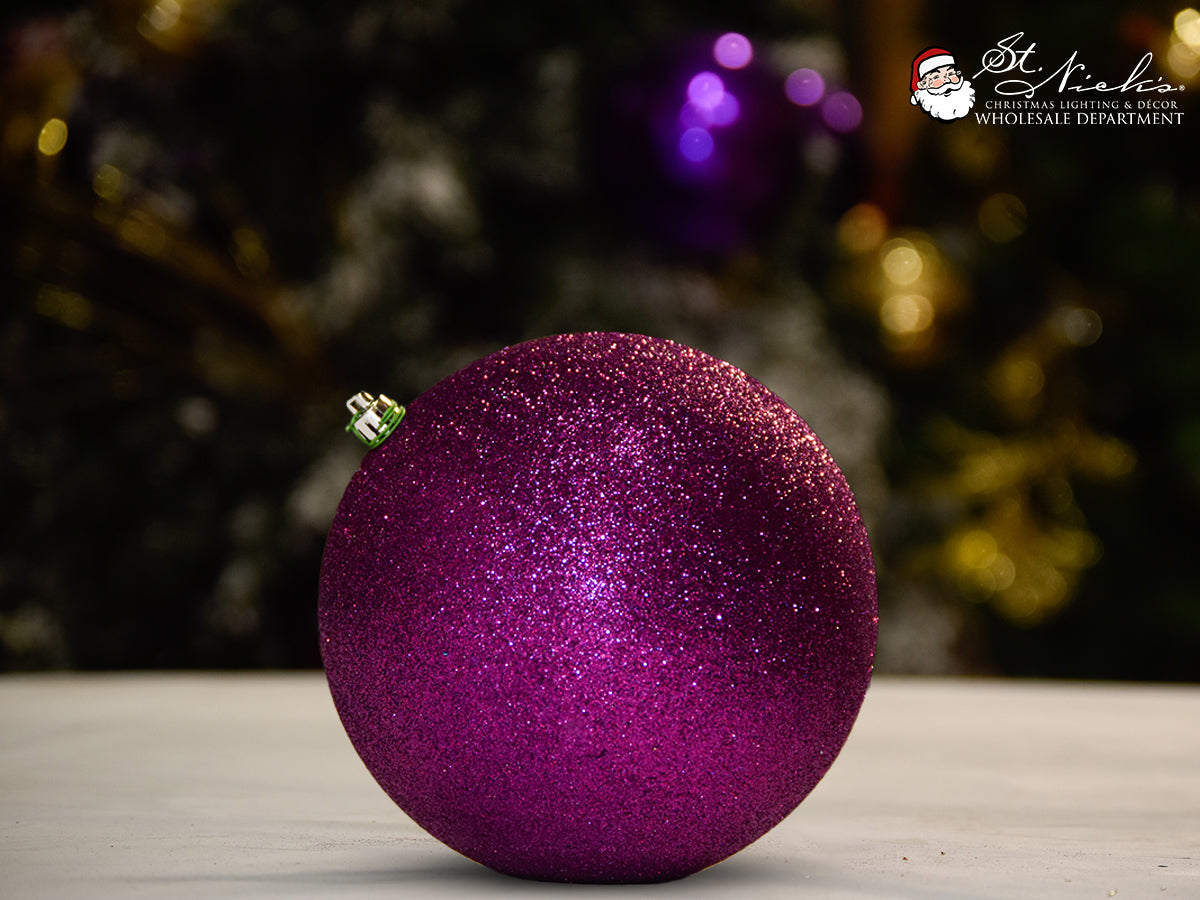 purple-glitter-ball-christmas-tree-decor-ornament-st-nicks-CA