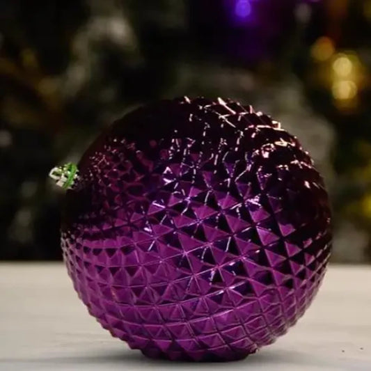 Purple Shiny Durian - 150MM - Ornament