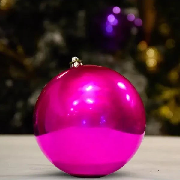 Raspberry Shiny Ball - 150MM - Ornament