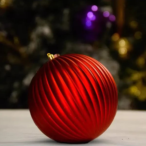 RED MATTE PUMPKIN - 150MM - Ornament