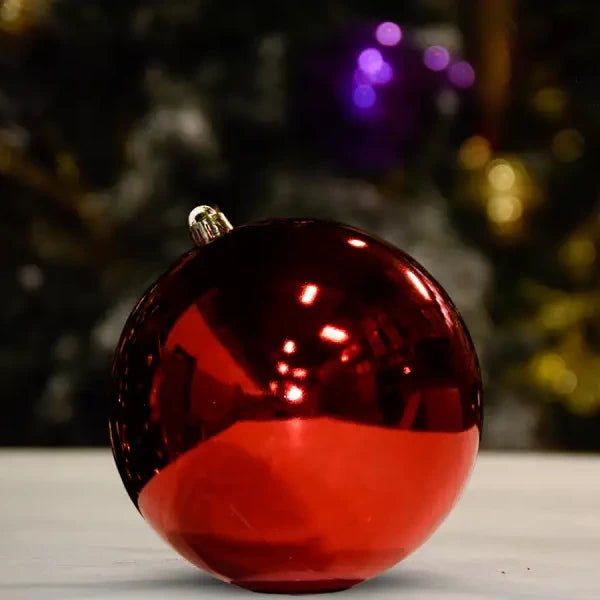 Red Shiny Ball - 200MM - Ornament