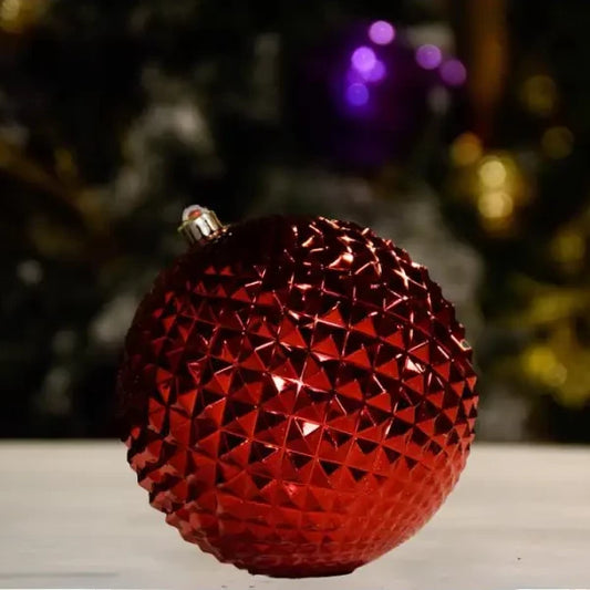 RED SHINY DURIAN - 100MM - Ornament