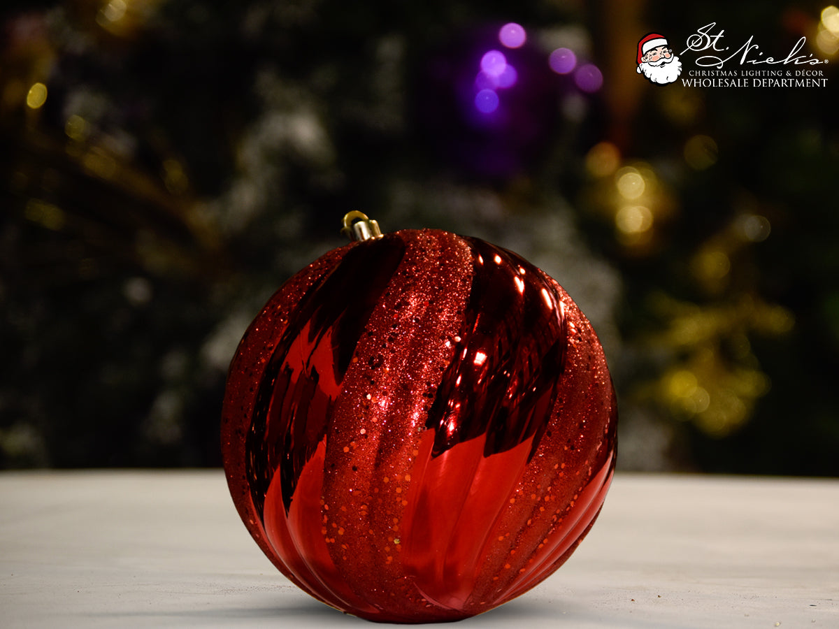 red-shiny-swirl-with-glitter-christmas-tree-decor-ornament-st-nicks-CA