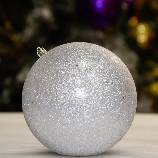 Silver Glitter Ball - 200MM / Ornament