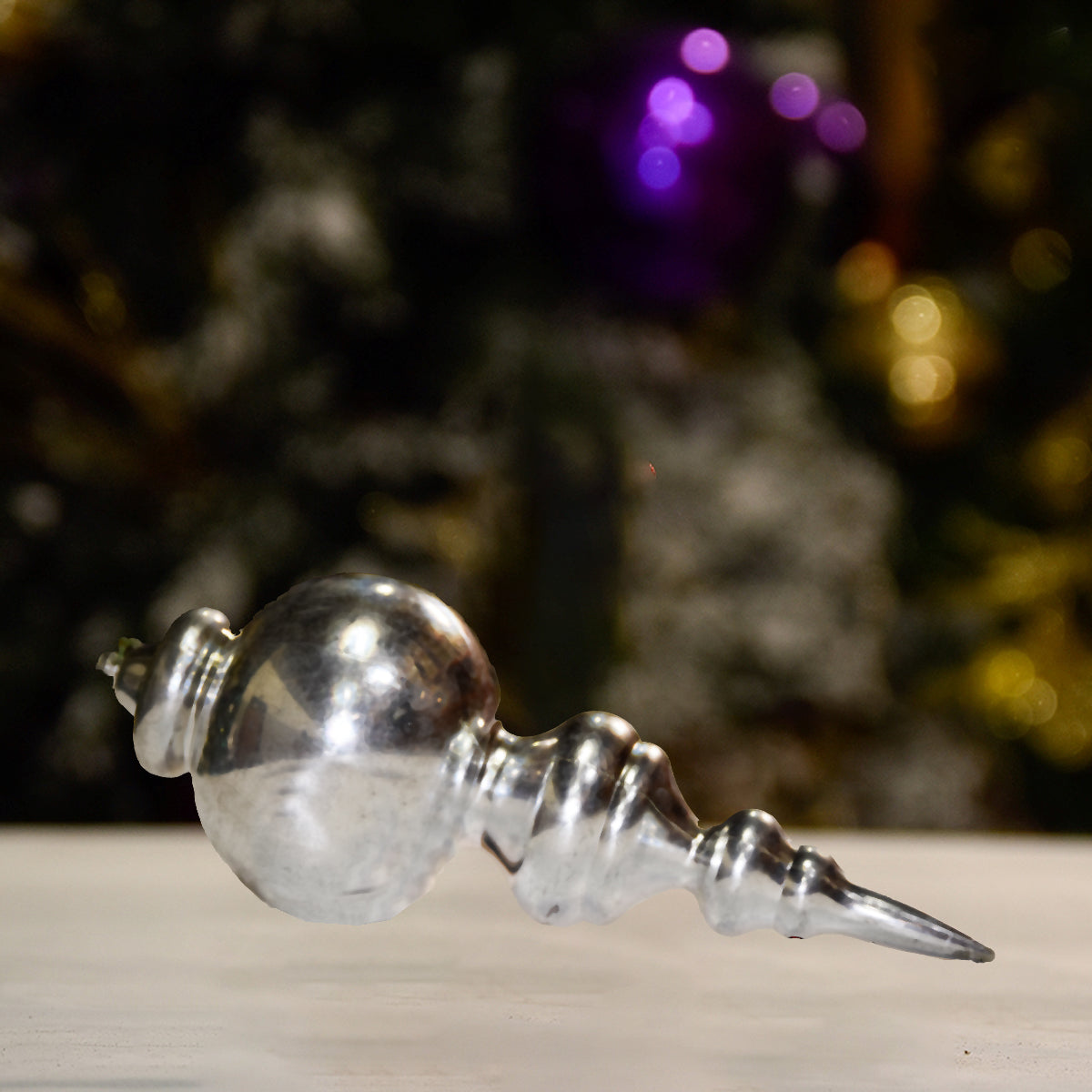 silver-shiny-finials-christmas-tree-decor-ornament-st-nicks-CA