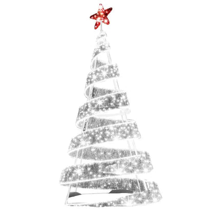 Spiral Silver Tinsel 12FT - Specialty Trees